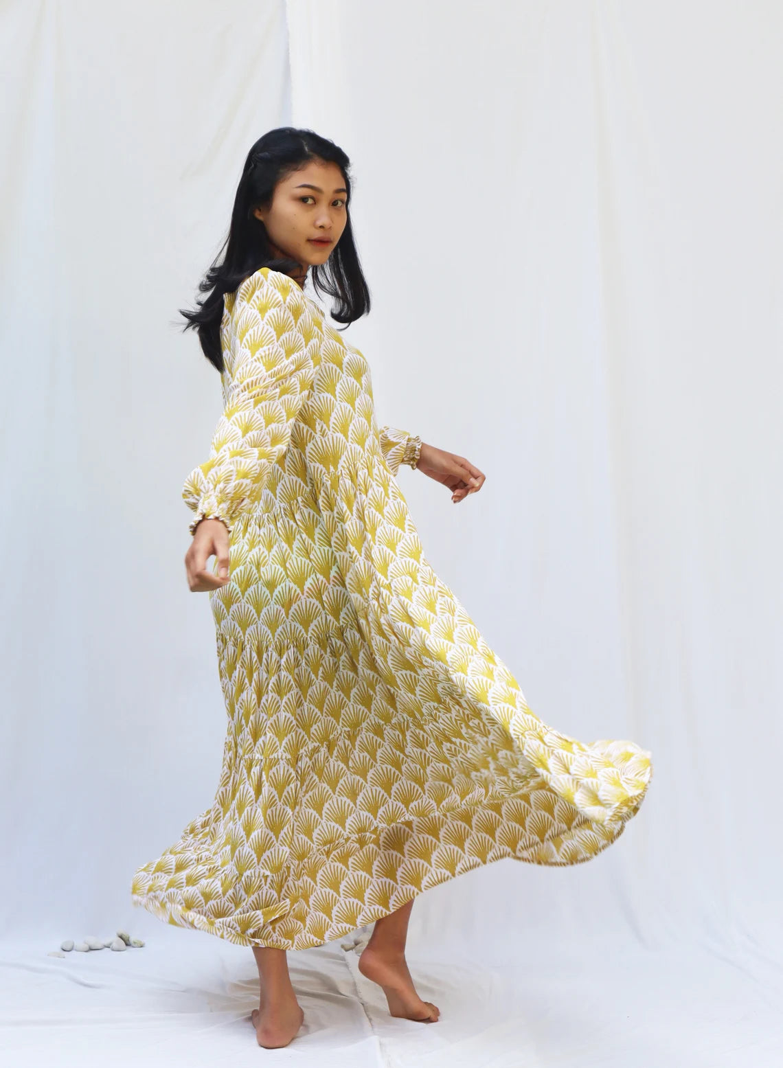 Boho maxi dress NATALIA /New autumn Dress/maternity/casual/bohohemian