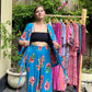 Short Kimono and pants set of 2 pieces made of natural fabric
