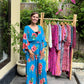 Short Kimono and pants set of 2 pieces made of natural fabric