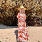 Maxi wrap dress VICTORIA \ Kimono dress