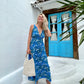 Bright florals midi dress Jessica