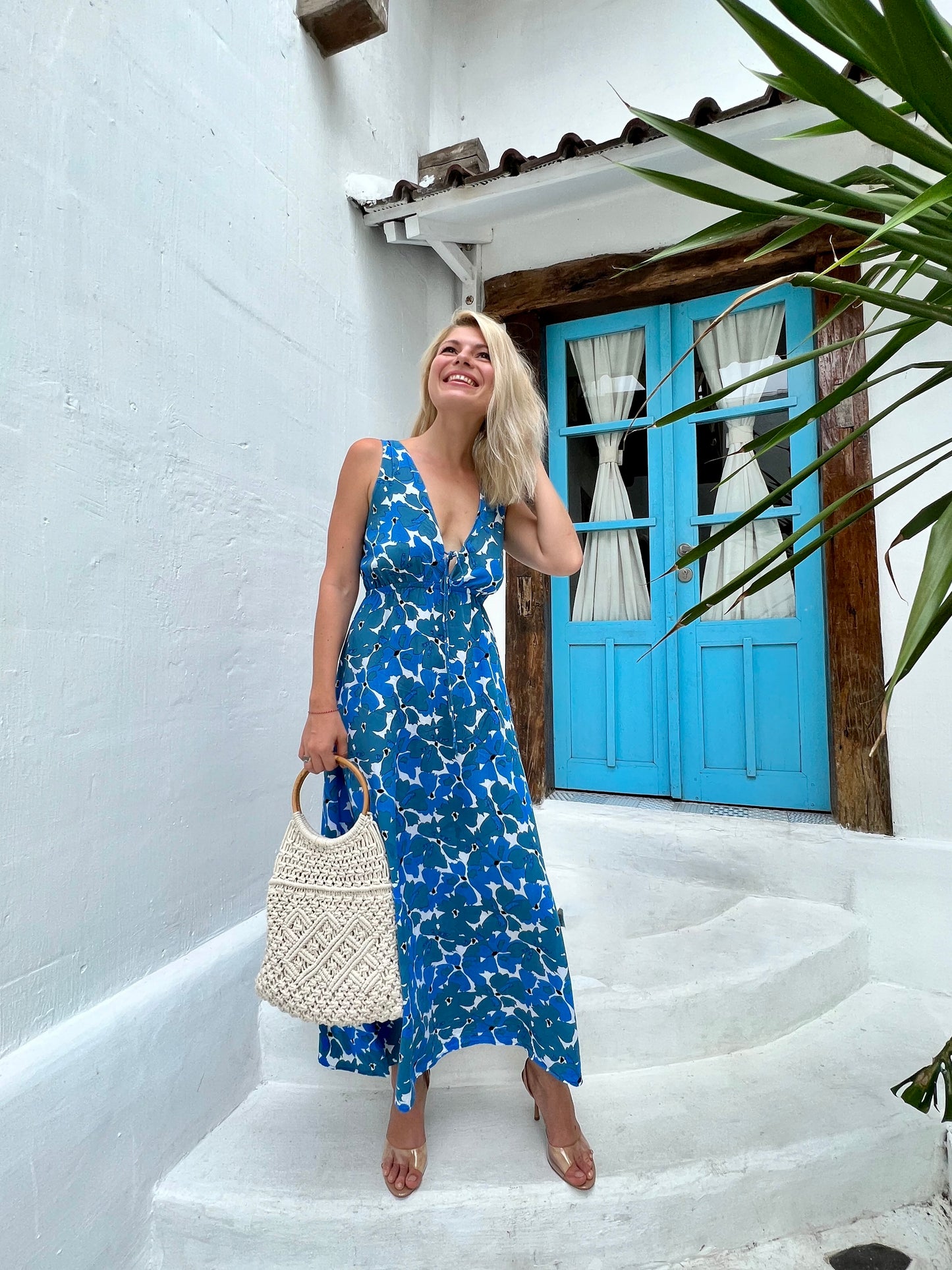 Bright florals midi dress Jessica