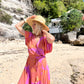 Maxi wrap dress VICTORIA \ Kimono dress