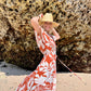 Maxi wrap dress VICTORIA \ Kimono dress