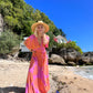 Maxi wrap dress VICTORIA \ Kimono dress