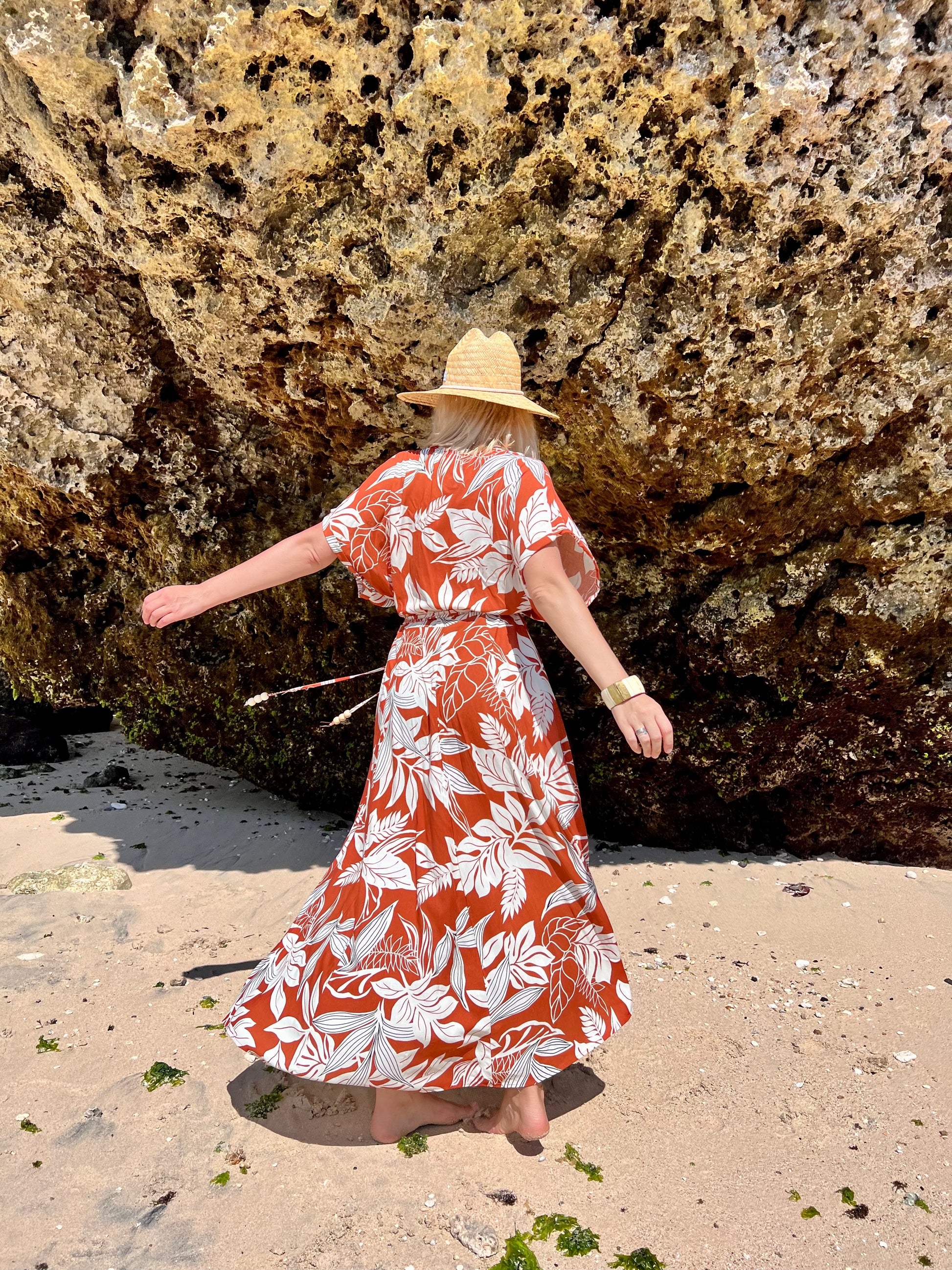 kimono dress maxi Silk Maxi Kimono