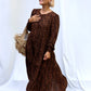 Tiered boho dress made of hand-painted fabric. Loose and light dress NATALIA Maternity\Casual\bohohemian\gypsy style