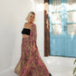 Kimono and pants set of 2 pieces made of natural fabric