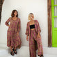 Kimono and pants set of 2 pieces made of natural fabric