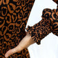 Tiered boho dress made of hand-painted fabric. Loose and light dress NATALIA Maternity\Casual\bohohemian\gypsy style